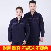Quần yếm dài tay phù hợp với nam giới mặc quần áo bảo hộ áo khoác tự động sửa chữa dịch vụ kỹ thuật trang web nhà máy quần áo mùa xuân và mùa thu đông