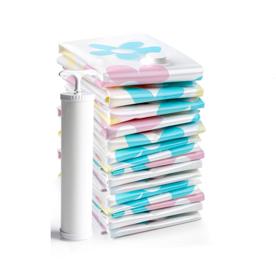 超低价格5件套真空压缩袋送手泵