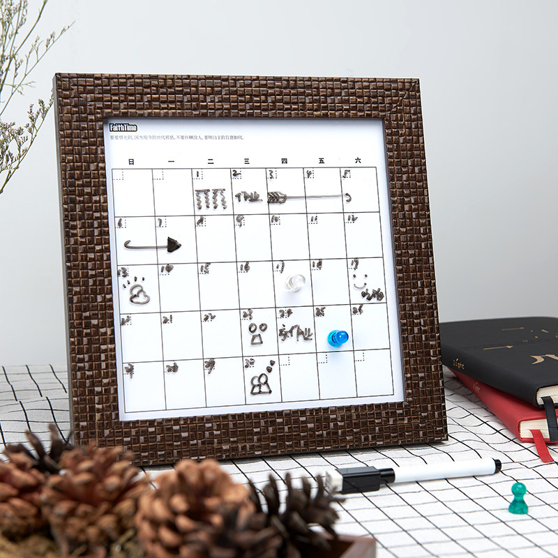 FaithTime Calendar ornaments Personalized creative Never-expired calendar Calendar frame desktop