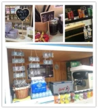 Blackboard Groceries Mini деревянная классная доска для творческих домов, украшения, украшения магазина магазина