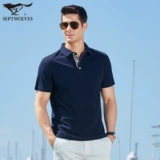 Septwolves, хлопковая мужская футболка polo, короткий рукав