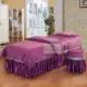 Màu pha lê nhung bedspread vẻ đẹp thẩm mỹ viện chuyên massage SPA bảng gia đình custom-made tinh khiết Hàn bốn - Trang bị tấm