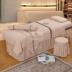 lanh bông phương pháp điều trị bông đẹp bedspread denim bedspread vẻ đẹp massage salon SPA bedspread - Trang bị tấm ga giường spa giá rẻ Trang bị tấm