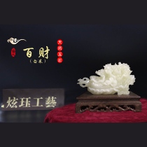 Jade cabbage recruiting Baicai ornaments move to new home opening to lead home office desktop business gift