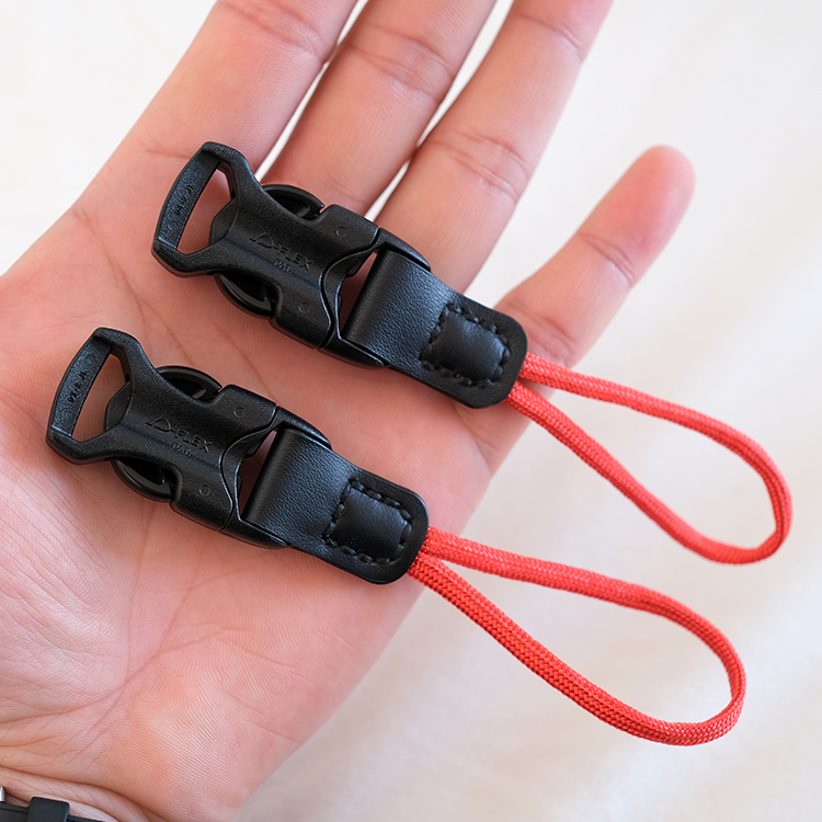 US UTX quick tear down DURAFLEX REAL LEATHER JOINT BLACK CARRYOVER GR23 CAMERA TRANSFER BUCKLE