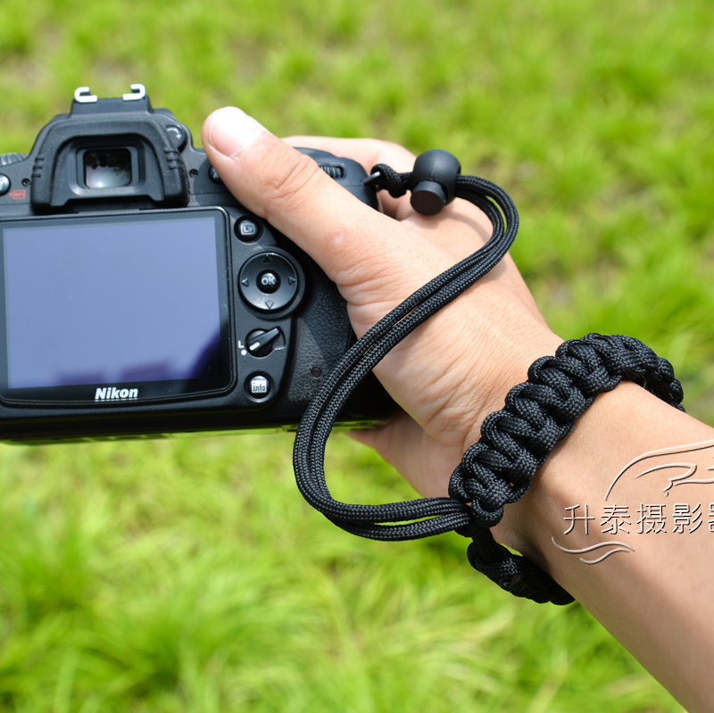 240KG pull pure hand woven SLR camera wrist Micro SLR camera lanyard Key kettle Camera hand rope