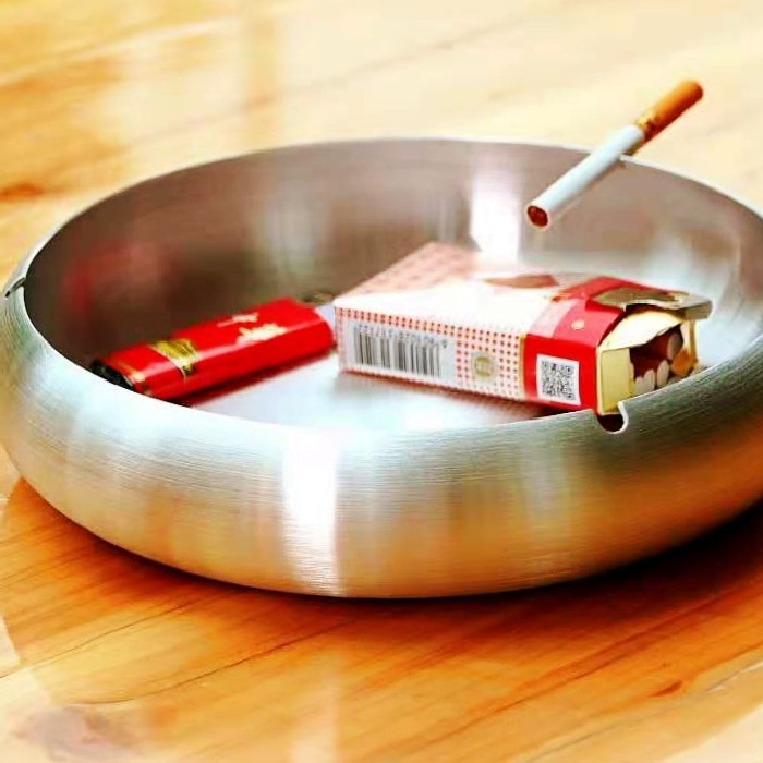 Plus size retro industrial style office boss desk commercial hotel living room oversized ashtray large oversized extra large