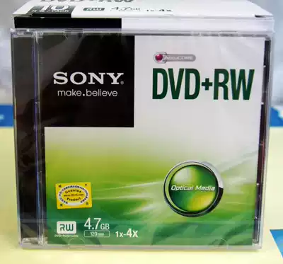 Sony Rewritable burning disc Burning disc Burning disc 4X DVD RW Rewritable disc 10 pieces barrel