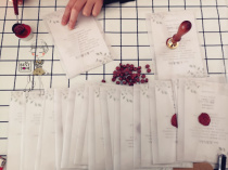 Spot translucent envelope Wedding invitation envelope Sulfuric acid paper hazy envelope Translucent envelope 120g blank