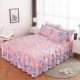 Non-slip giường đôi váy một mảnh ren bedspread Simmons doanh nghiệp bảo vệ tay áo mùa xuân và mùa thu Hàn Quốc tấm công chúa phong cách giường - Váy Petti