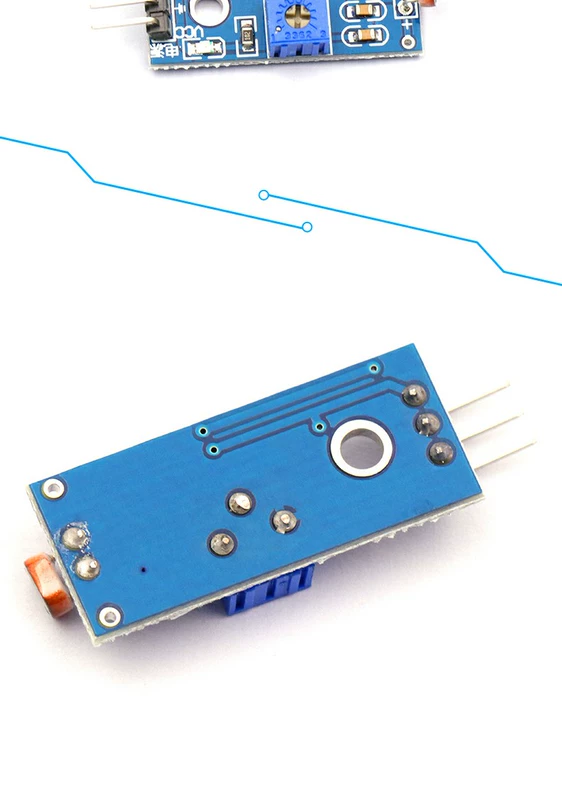 Cảm biến phát hiện ánh sáng mô-đun quang điện trở cảm biến chuyển đổi quang điện đi kèm với 3 dây Dupont