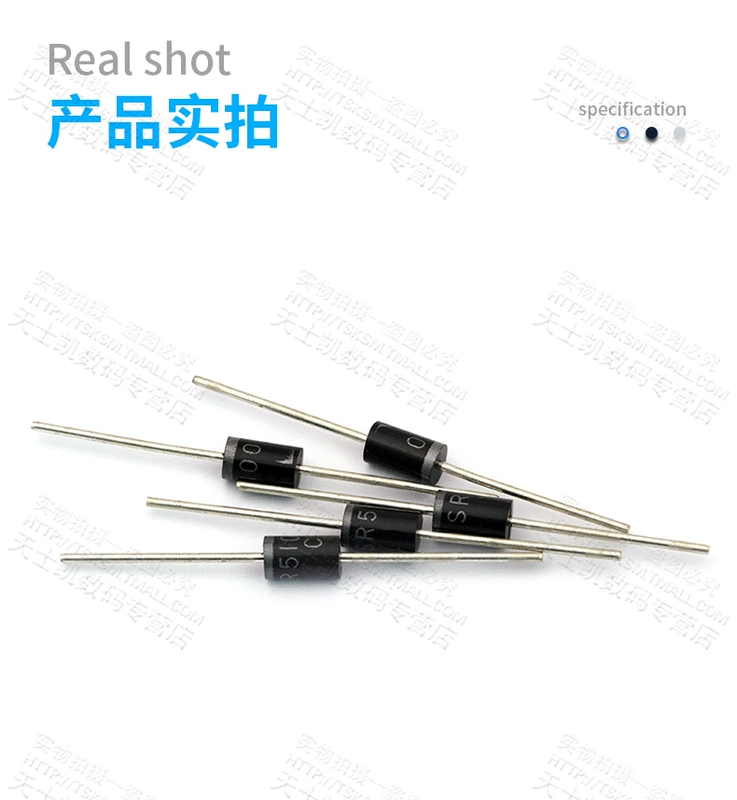 Diode chỉnh lưu SR5100 DO-27 5A/100V Diode Schottky (5 chiếc) 1n4148 1n5822