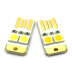 USB nhẹ USB đèn máy tính đèn LED LG nguồn bến tàu mũm mĩm ánh sáng điện duplex cắm bàn phím máy tính - USB Aaccessories cáp sạc usb type c USB Aaccessories