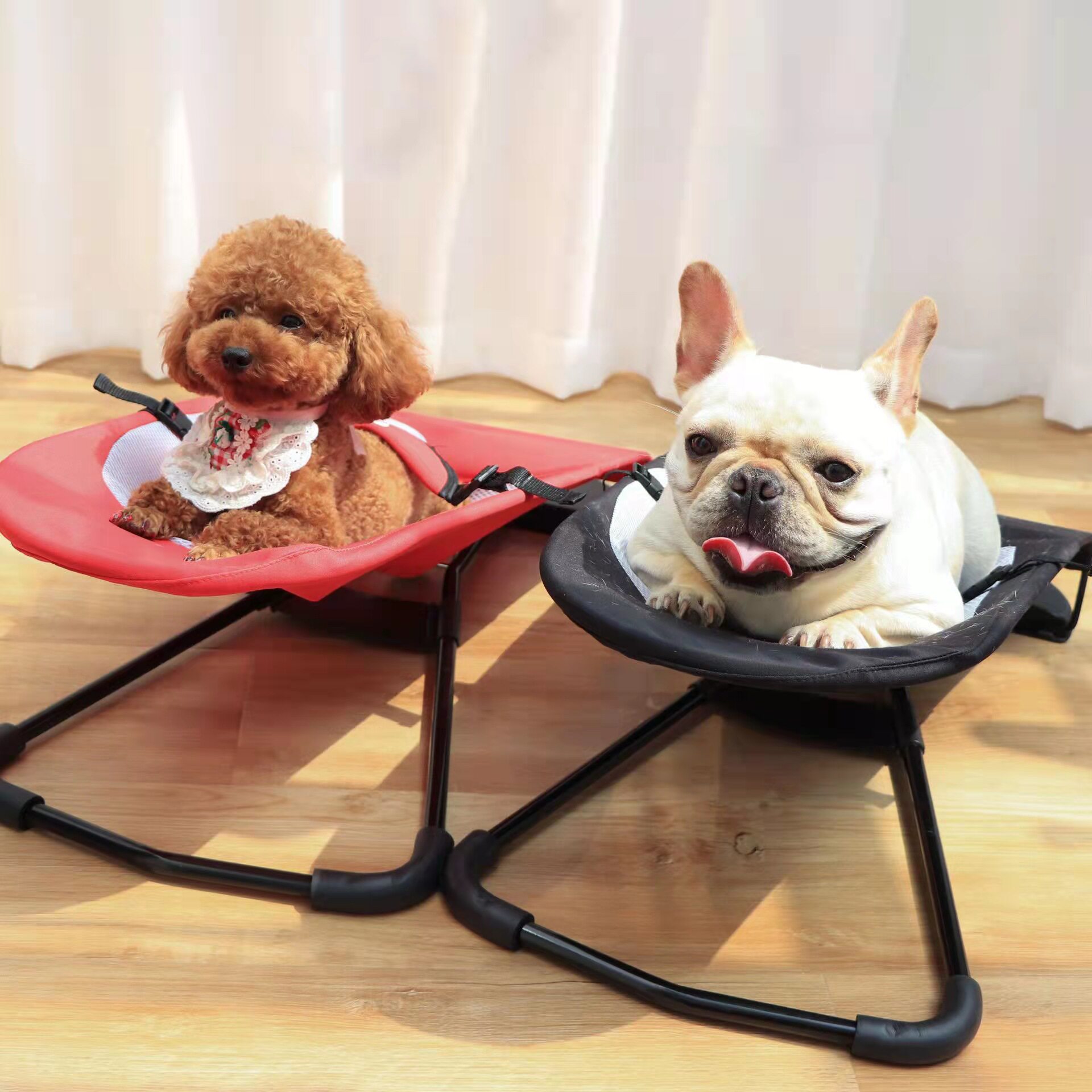 Dog rocking chair Pet Sleeping Reclining Small Fhopper Special Small Bed Pet Cradle Spring Chair Rocking Rocking Bed