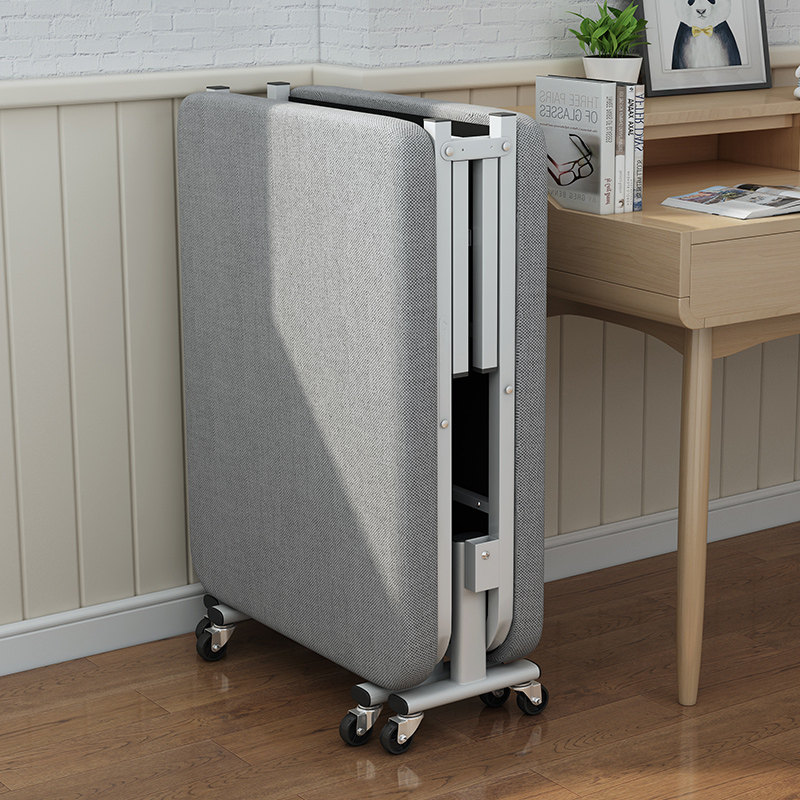 Naiwei folding bed single office lunch break portable hard board bed household simple nap strong durable escort bed