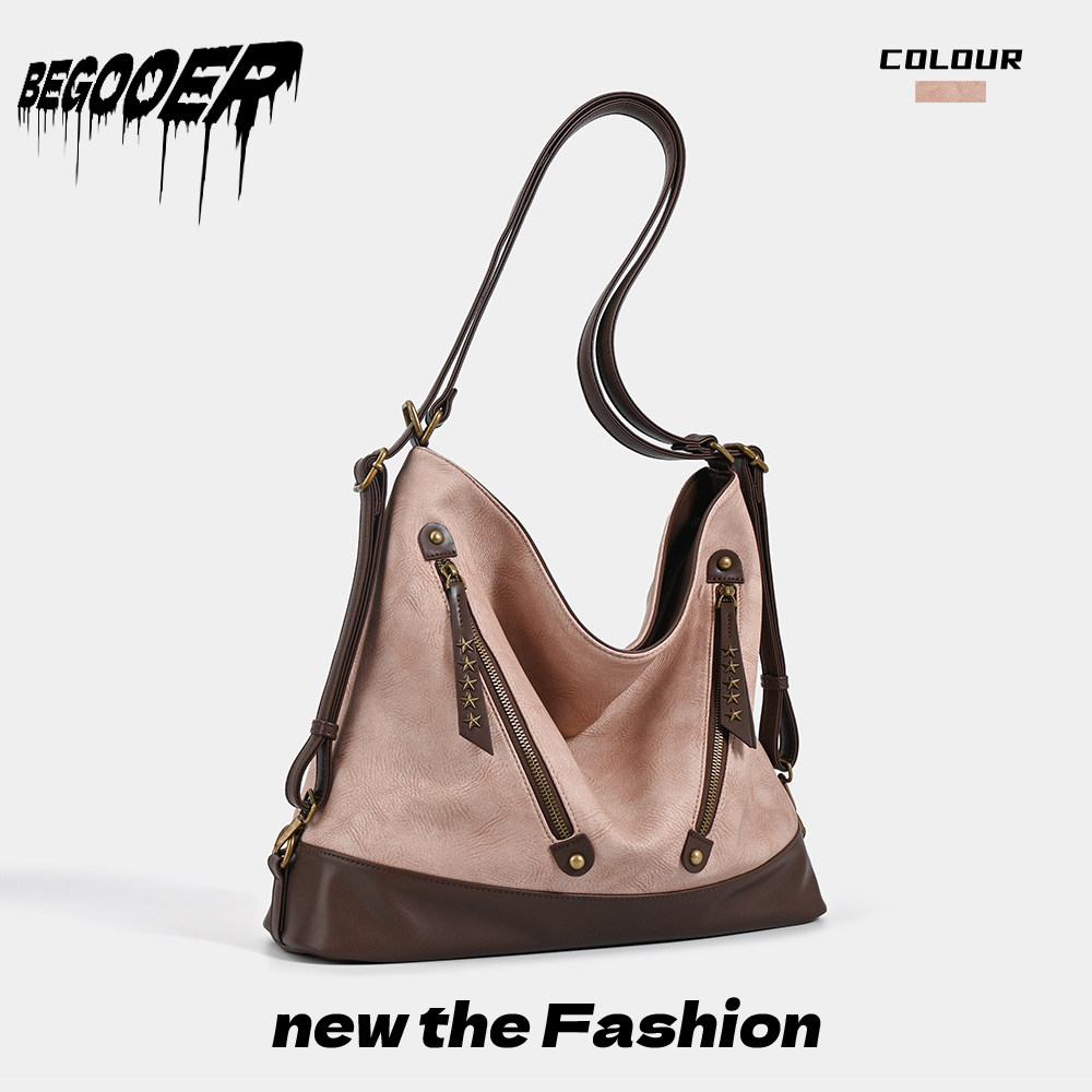 BEGOOER Original American Retro 3-in-1 Tote Bag for Women - New Backpack, Commuter Shoulder Bag & Crossbody Bag