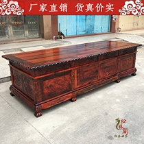 Mahogany desk Lao big red acid branch wood desk Cochin yellow sandalwood big desk Classical solid wood desk Writing desk