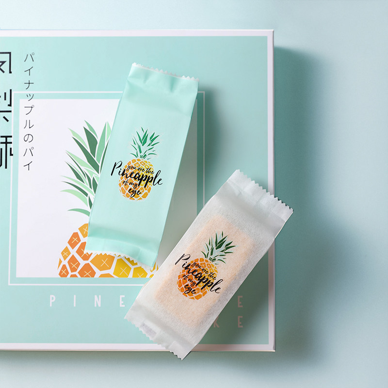Original 50 only into thickened pineapple crisp packaging bag cotton paper bag biscuit packaging bag Bag Baking packaging