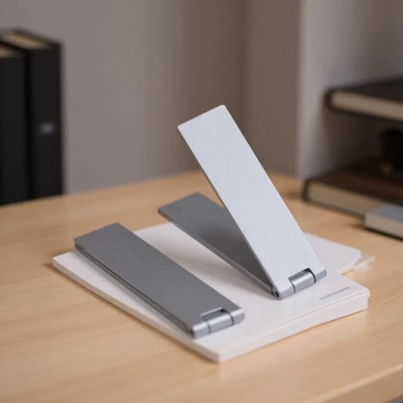 One-Word Phone Stand Metal Support Frame Phone Case Back Invisible Desktop Foldable Adhesive Ultra-Thin Support Stand