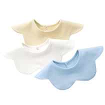 minizone baby saliva towel 360 degree rotating bib petal baby bib rice bag absorbent newborn baby