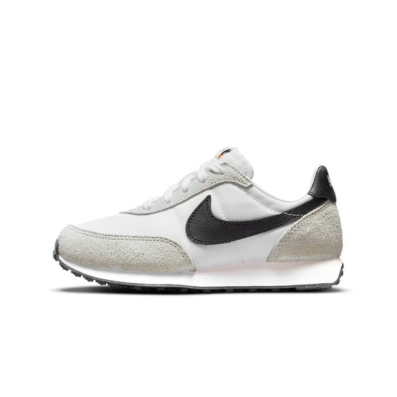 Nike Waffle Trainer 2 Waffle Comfort Low-Top Children's Casual Shoes White Apricot Black for Young Children and Toddlers