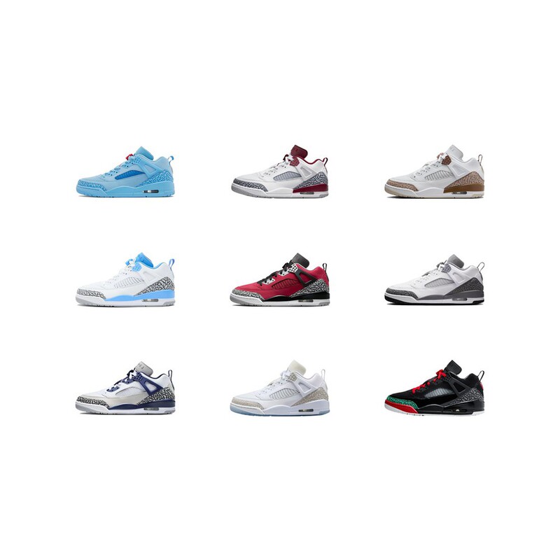 【Liubing Sports】Jordan Spizike Low Og Low-Top Retro Basketball Shoes for Men