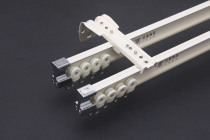 Big shell easy to bend slide Aluminum alloy curved rail Bay window L-shaped U-shaped corner window Top wall-mounted curved rail