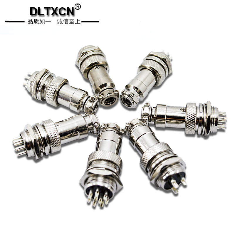 silver-coated aviation plug connector GX16-2 core 3 Core 4 Core 5 Core 6 Core 7 Core 8 Core 9 Core 10 Core Air socket-Taobao