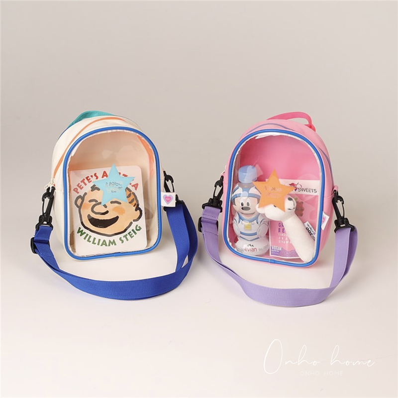 South Korean skateboard car pendant bag trolley bag transparent baby out-of-hand carrying bag for children multifunction bike bag