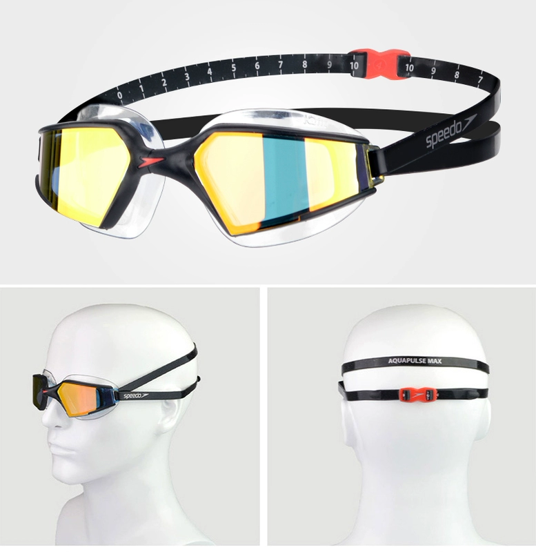 Kính râm Speedo hộp lớn HD kính chống nước chống sương mù cho nam và nữ kính bơi sê-ri chuyên nghiệp kính bơi có ống thở