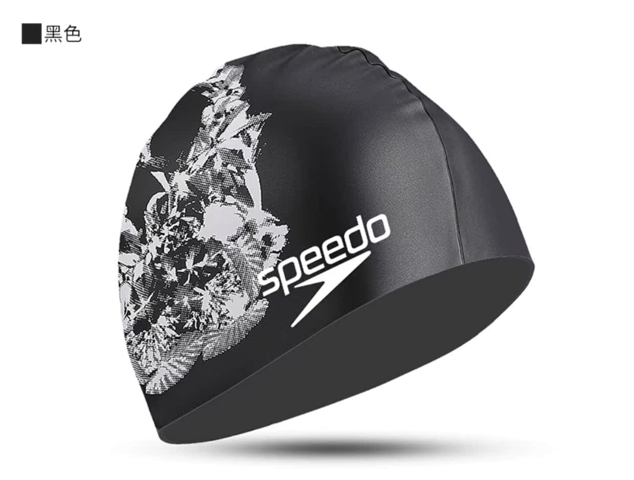 Mũ bơi Speedo nữ tóc dài Thời trang Hàn Quốc nam nữ dễ thương Tóc dài in silicone mũ bơi không thấm nước mũ bơi che tai cho bé