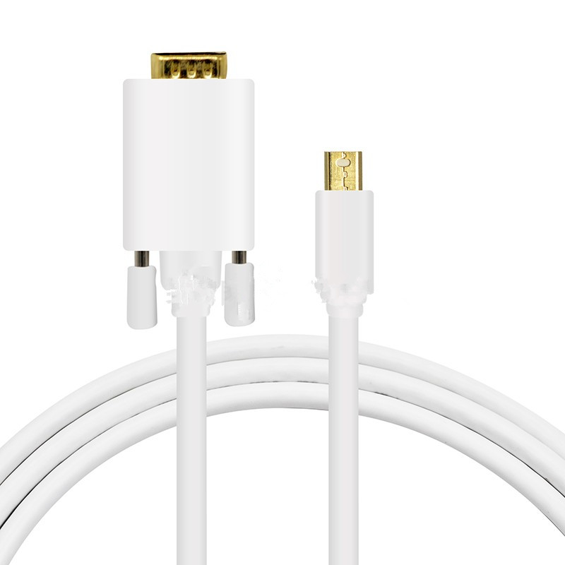 1 8 meters 3 meters miniDP to VGA computer display card to display high-quality line cable with chip male to male