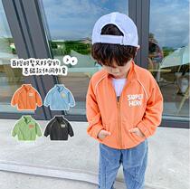 Japanese childrens clothing boys coat autumn mens baby spring and autumn thin baseball clothes autumn coat cotton fashion
