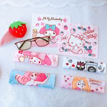 Cartoon doll printed glasses cloth mobile phone screen lens cleaning cloth computer mobile phone screen wiping cloth