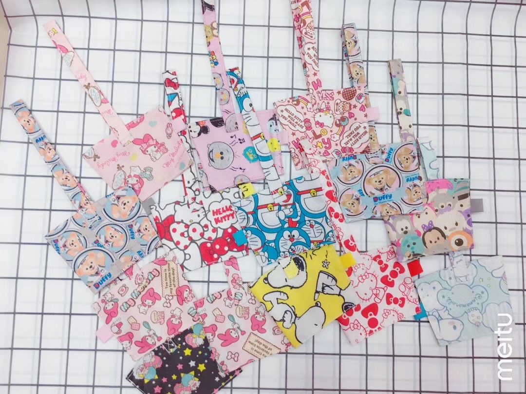 Cartoon Milk Tea Cup Sleeve Creative Ballet RABBIT DRINK PACKAGING BAG SET CUTE ECO-FRIENDLY HAND BAG PORTABLE CUP BAG