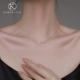 Браслет с одной бусиной, ожерелье, серебро 925 пробы, серебро 925 пробы