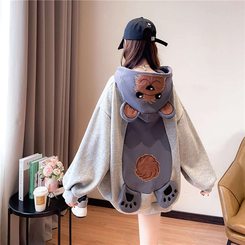 Pregnancy Woman Dress Suit Autumn Winter Clothing Fashion style jacket 2021 new net infrared Out of winter clothing plus suede thickened thick cotton T tide