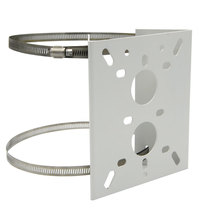 Surveillance camera hoop bracket stainless steel buckle ball machine crossbar bracket pole street lamp telephone pole holding Post