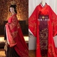 Beautiful Scheming Empress Dowager Di Yu Fang's Wedding Attire, Hanfu Complete Set for Rent