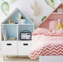 ins export new spot house shape bookshelf childrens storage rack bookshelf model room decoration