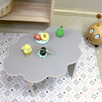 ins Han style childrens house creative small table flowers crescent oval study table children shooting props table
