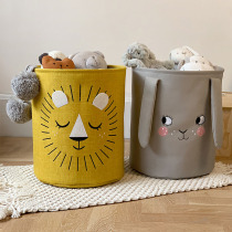 Filmy children Pinnins Lions Cloth Art Containing Bucket Childrens Toys Containing Bucket Clothing Collection Bag Home Dirty Laundry Basket