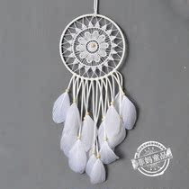 (Bed mantle accessories) Indian handmade dream catcher baby room ornaments feather handmade decorations