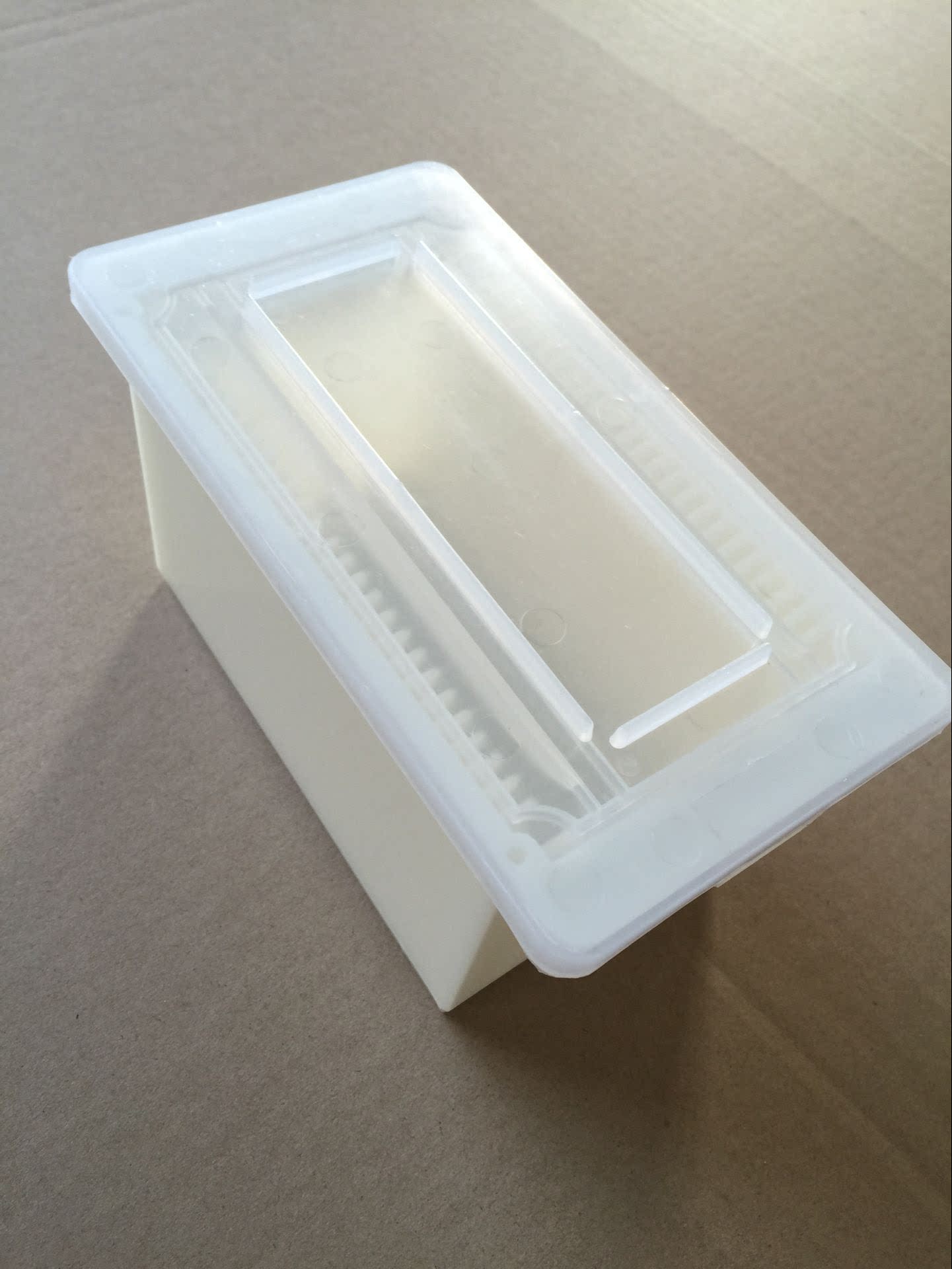 3 - inch wafer box Silicon box 25 - piece wafer box chip box - quartz chip box