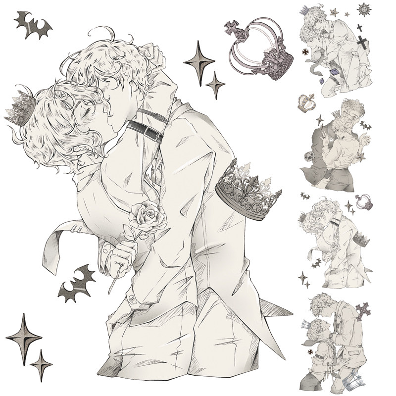 (Cycle Split) Three Watches of Genesis and Paper Adhesive Tapes Floating Unhysterable to Dye Away the Petty Brother figure Little Brother