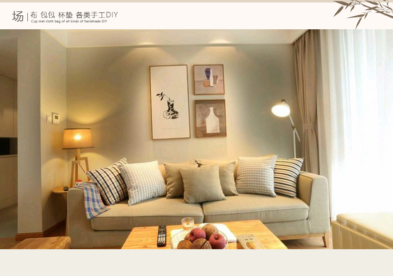 Chất liệu vải lanh cotton sofa lanh đầu vườn rèm màu rắn vải lanh hoa vải tự làm khăn trải bàn vải cotton thô
