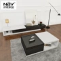 Tủ tivi Neville bàn cà phê bàn ​​ghế phòng khách Nội thất sơn màu gỗ màu bàn cà phê Tủ tivi FB88 sofa gỗ