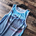(50 nhân dân tệ ba mảnh) cá tính HIPHOP đường phố lưới lưới bãi biển thể thao mồ hôi vest kích thước lớn thủy triều nam áo thun nam thể thao Lót