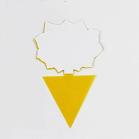 20 кусочков двойных солнечных цветов в форме цветов