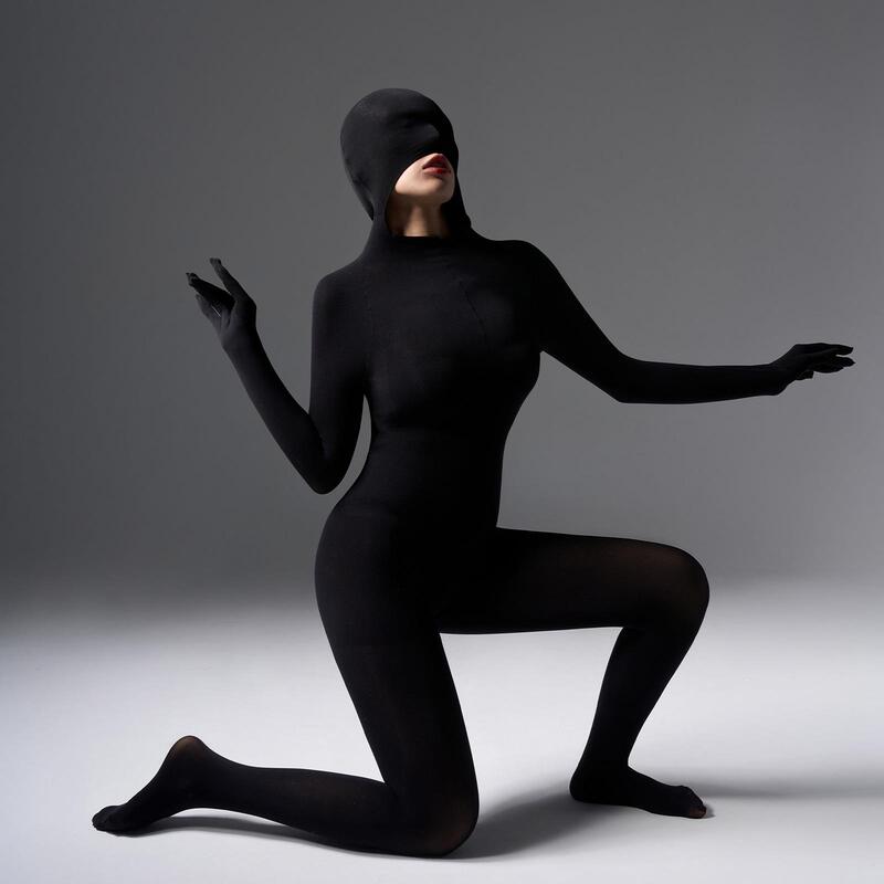 Autumn and Winter Velvet Stockings Bodysuit, Sexy and Warm, Full-Body, High-Neck, Tight-Fitting Underwear, Large Size, High Elasticity, Sensual